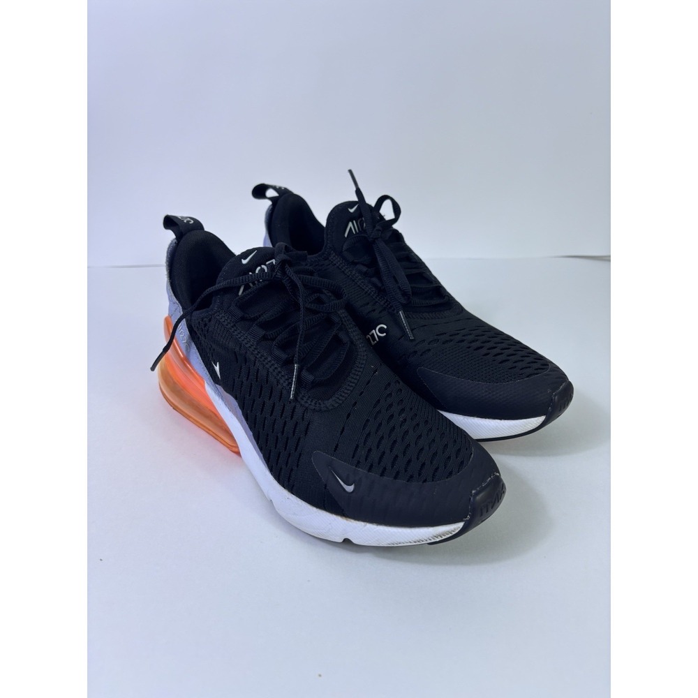Nike Air Max 270 Black Orange Purple Sz 6.5 Y/ Womens 8